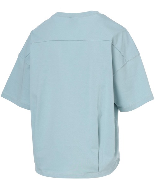 PUMA（プーマ）の「プーマ PUMA ESS ELEVATED クール コクーン SS Tシャツ（Tシャツ/カットソー・レディース・サックスブルー/ブラック/ホワイト・S/M/L/XL）」の4枚目の写真