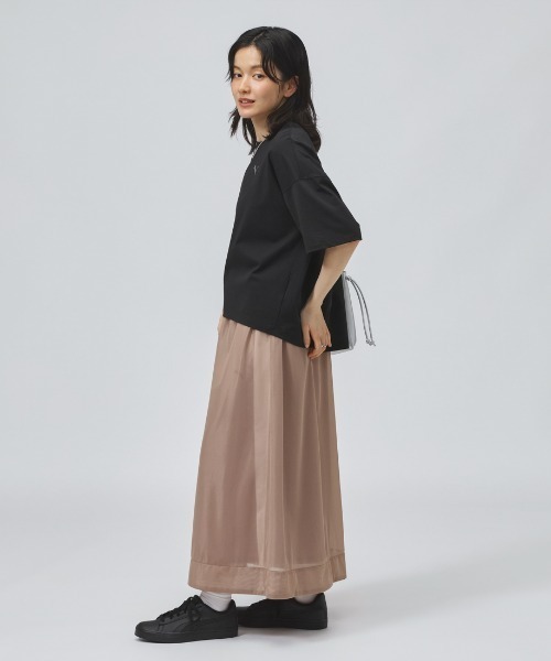 PUMA（プーマ）の「プーマ PUMA ESS ELEVATED クール コクーン SS Tシャツ（Tシャツ/カットソー・レディース・サックスブルー/ブラック/ホワイト・S/M/L/XL）」の15枚目の写真