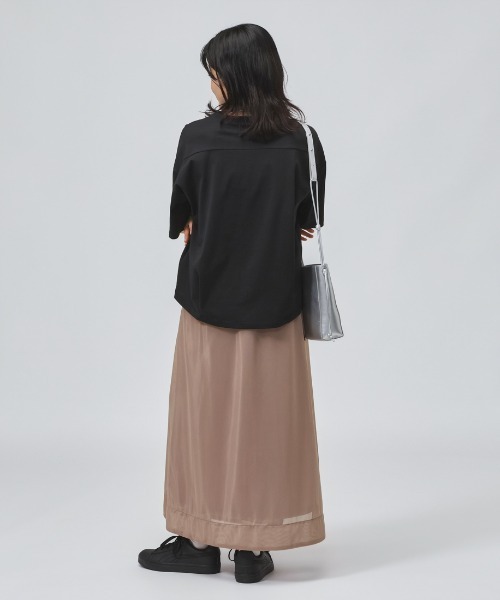 PUMA（プーマ）の「プーマ PUMA ESS ELEVATED クール コクーン SS Tシャツ（Tシャツ/カットソー・レディース・サックスブルー/ブラック/ホワイト・S/M/L/XL）」の16枚目の写真