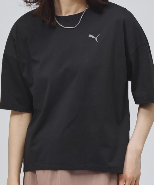 PUMA（プーマ）の「プーマ PUMA ESS ELEVATED クール コクーン SS Tシャツ（Tシャツ/カットソー・レディース・サックスブルー/ブラック/ホワイト・S/M/L/XL）」の10枚目の写真