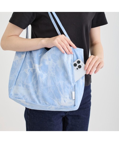 ROOTOTE(ルートート)の「ルートート / SC.デリ.タイダイ-A(ショルダーバッグ・レディース・ライトブルー/ブラウン/ブラック・FREE)」の9枚目の写真