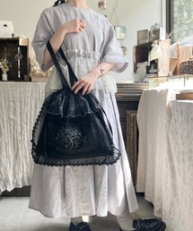 m.soeur（エムスール）の「スズランチュールのトートバッグ（トートバッグ）」