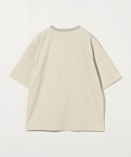 A DAY IN THE LIFE UNITED ARROWS（アデイインザライフユナイテッドアローズ）の「ウェイブ シャーリング リラックス カットソー＜A DAY IN THE LIFE＞（Tシャツ/カットソー・メンズ・ブラック/ナチュラル・L/M）」の9枚目の写真