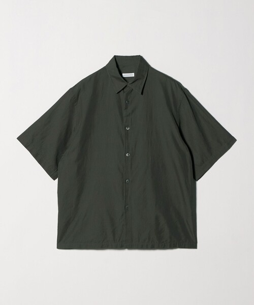 Kaptain Sunshine（キャプテン サンシャイン）の「＜KAPTAIN SUNSHINE＞ CTN-SLK SS SHT/シャツ（シャツ/ブラウス・メンズ・ダークブラウン/ダークグレー・2/3）」の2枚目の写真