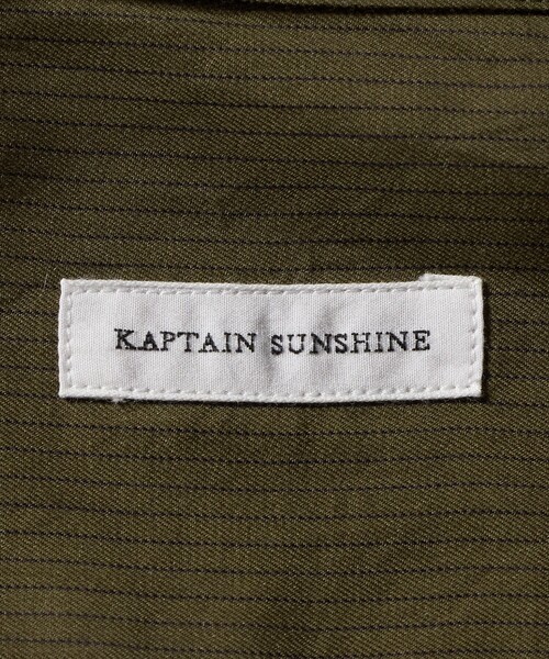 Kaptain Sunshine（キャプテン サンシャイン）の「＜KAPTAIN SUNSHINE＞ CTN-SLK SS SHT/シャツ（シャツ/ブラウス・メンズ・ダークブラウン/ダークグレー・2/3）」の11枚目の写真