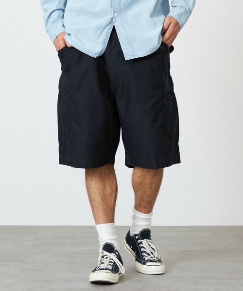 EDWIN(エドウィン)の「ヴィンテージ カーゴショーツ(その他パンツ・メンズ・オリーブ/ブラック・SMALL/LARGE/MEDIUM)」の2枚目の写真