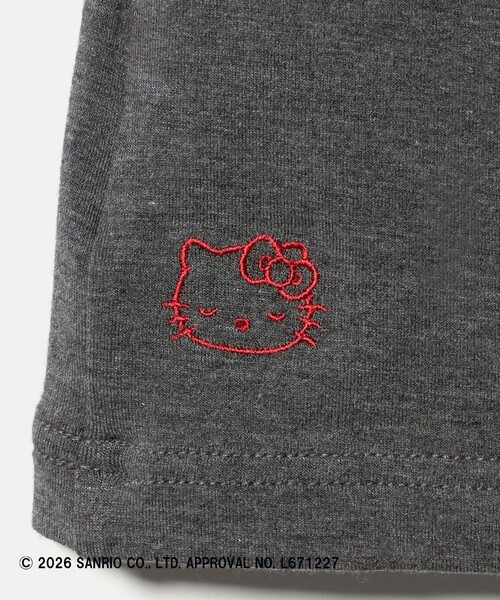 ATTISESSION(アティセッション)の「<HELLO KITTY×ATTISESSION>ホルターネック トップス(Tシャツ/カットソー・レディース・ダークグレー・FREE)」の14枚目の写真