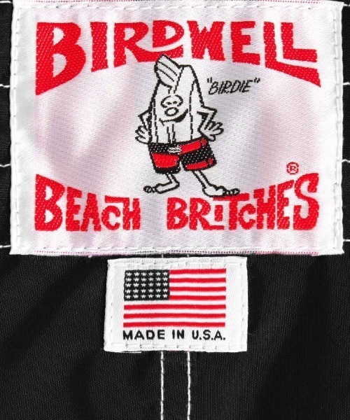 BIRDWELL(バードウェル)の「【BIRDWELL/バードウェル】300 Boardshorts 超強度 撥水性 速乾性 水着 ボードショーツ MADE IN USA(水着・メンズ・ネイビー/ブラック・31inch/30inch/32inch)」の5枚目の写真