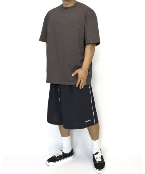 PACIENCIA(パシエンシア)の「無地オーバーサイズスラブ半袖CHARCOAL(Tシャツ/カットソー・メンズ・その他・LARGE/X-LARGE/XX-LARGE)」の3枚目の写真