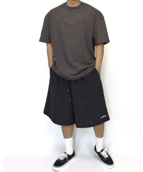 PACIENCIA(パシエンシア)の「無地オーバーサイズスラブ半袖CHARCOAL(Tシャツ/カットソー・メンズ・その他・LARGE/X-LARGE/XX-LARGE)」の4枚目の写真