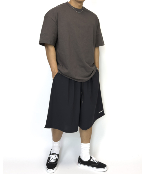 PACIENCIA(パシエンシア)の「無地オーバーサイズスラブ半袖CHARCOAL(Tシャツ/カットソー・メンズ・その他・LARGE/X-LARGE/XX-LARGE)」の5枚目の写真