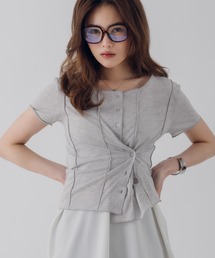 MUHET（ミュエータ）の「outseam side button cardigan / サイドボタンカーディガン（カーディガン/ボレロ）」