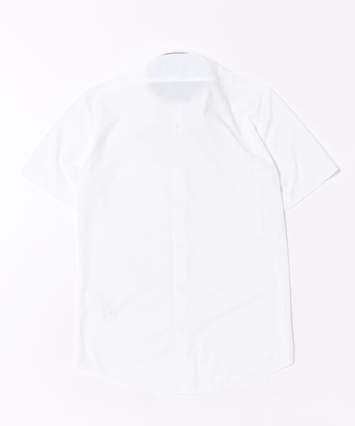 TAKA-Q(タカキュー)の「ワイシャツ メンズ ストレッチ 吸水速乾 ノンアイロン ボタンダウン 半袖 ビジネス ドレス NEWスタンダードフィット(ビジネスシャツ・メンズ・ホワイト・S/MEDIUM/LARGE/X-LARGE/3L)」の3枚目の写真