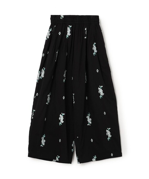 NE QUITTEZ PAS!（ヌキテパ）の「ne Quittez pas Cotton Voile Jasmin パンツ（その他パンツ・レディース・ブラック系その他/ブルー系その他・S）」の2枚目の写真