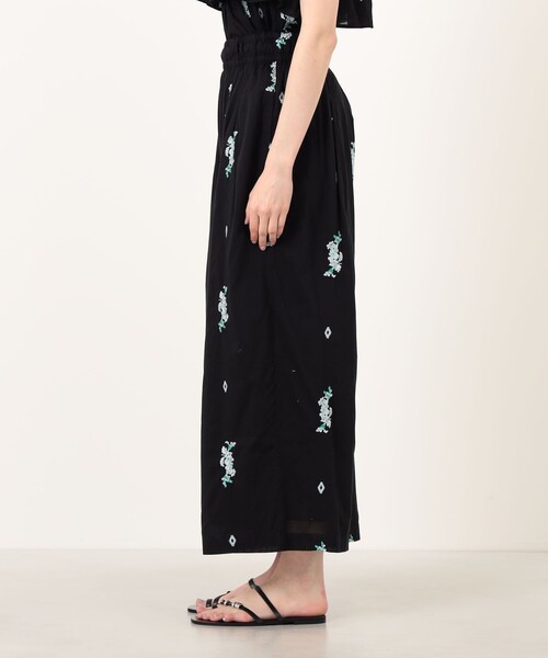 NE QUITTEZ PAS!（ヌキテパ）の「ne Quittez pas Cotton Voile Jasmin パンツ（その他パンツ・レディース・ブラック系その他/ブルー系その他・S）」の11枚目の写真