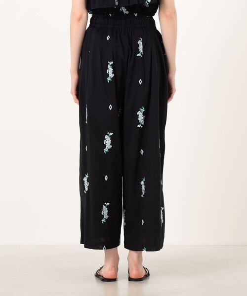 NE QUITTEZ PAS!（ヌキテパ）の「ne Quittez pas Cotton Voile Jasmin パンツ（その他パンツ・レディース・ブラック系その他/ブルー系その他・S）」の12枚目の写真