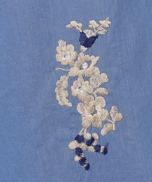 NE QUITTEZ PAS!（ヌキテパ）の「ne Quittez pas Cotton Voile Jasmin パンツ（その他パンツ・レディース・ブラック系その他/ブルー系その他・S）」の8枚目の写真