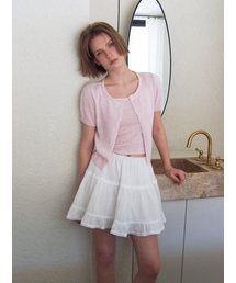 Two Button Cardigan SET, Light Pink