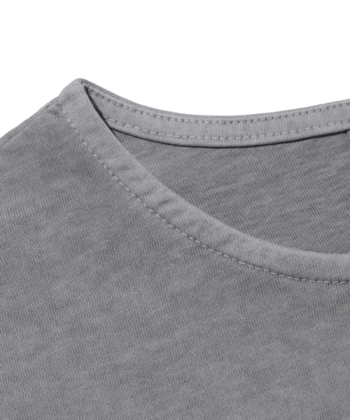 OTHERFITS（アザーフィッツ）の「ピグメントプレーンクロップ長袖Tシャツ（グレー）（Tシャツ/カットソー・メンズ・その他・FREE）」の3枚目の写真
