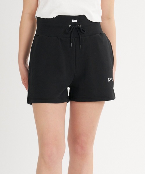 RVCA(ルーカ)の「RVCA ウィメンズ WEAT HIGH WEST WALK SHORTS ショートパンツ 【2026年春夏モデル】(その他パンツ・レディース・ブラック/アイボリー/ホワイト系その他・SMALL/MEDIUM)」の1枚目の写真