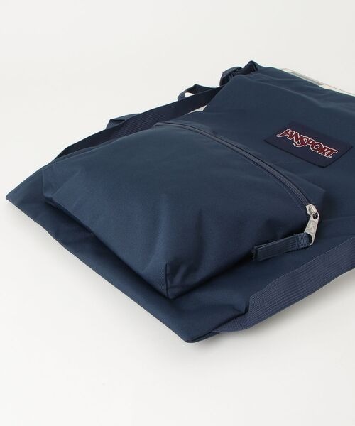 JANSPORT（ジャンスポーツ）の「【JANSPORT】JS0A83LQ003 DRAW SACK（バックパック/リュック・メンズ・ネイビー・F）」の2枚目の写真
