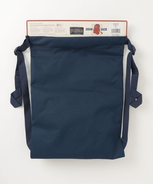 JANSPORT（ジャンスポーツ）の「【JANSPORT】JS0A83LQ003 DRAW SACK（バックパック/リュック・メンズ・ネイビー・F）」の3枚目の写真