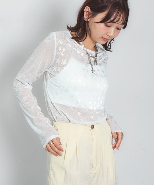 mul.(ムル)の「ミニスターシアートップス(Tシャツ/カットソー・レディース・ホワイト・FREE)」の5枚目の写真