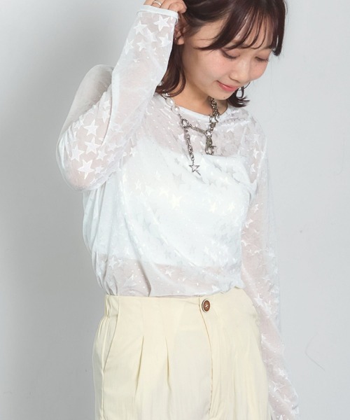 mul.(ムル)の「ミニスターシアートップス(Tシャツ/カットソー・レディース・ホワイト・FREE)」の6枚目の写真