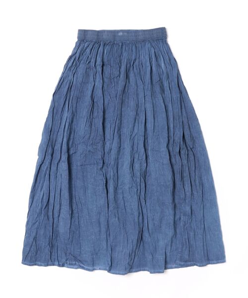 BELLUNA PLUS(ベルーナ)の「<INDIA>デニム調スカート(スカート・レディース・ネイビー/ブルー・MEDIUM/X-LARGE/LARGE)」の4枚目の写真