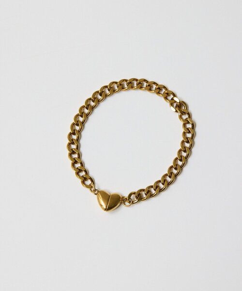 ear PAPILLONNER(イアパピヨネ)の「《WEB限定/金属アレルギー対応/ステンレス》ハートマグネットブレスレット(ネックレス・レディース・ゴールド・FREE)」の6枚目の写真