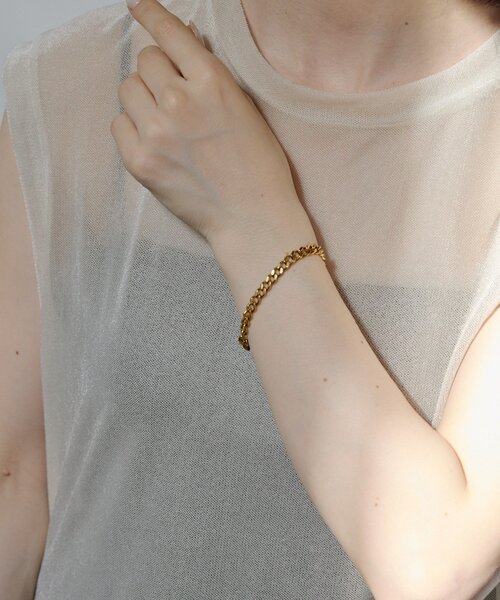 ear PAPILLONNER(イアパピヨネ)の「《WEB限定/金属アレルギー対応/ステンレス》ハートマグネットブレスレット(ネックレス・レディース・ゴールド・FREE)」の4枚目の写真