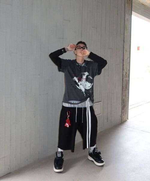ROARINGRAD(ロアリングラド)の「W.ダブルウエストバミューダスウェットパンツ ブラック(その他パンツ・レディース・その他・MEDIUM/LARGE)」の8枚目の写真
