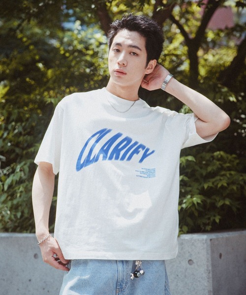 RAGEBLUE（レイジブルー）の「Nuance Graphics Print T-Shirts/ボカシグラフィックTシャツ（Tシャツ/カットソー・メンズ・ホワイト/ネイビー/ブラック・MEDIUM/LARGE）」の7枚目の写真