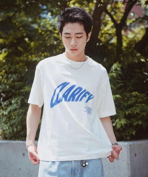 RAGEBLUE（レイジブルー）の「Nuance Graphics Print T-Shirts/ボカシグラフィックTシャツ（Tシャツ/カットソー・メンズ・ホワイト/ネイビー/ブラック・MEDIUM/LARGE）」の9枚目の写真