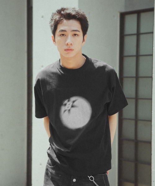 RAGEBLUE（レイジブルー）の「Nuance Graphics Print T-Shirts/ボカシグラフィックTシャツ（Tシャツ/カットソー・メンズ・ホワイト/ネイビー/ブラック・MEDIUM/LARGE）」の14枚目の写真