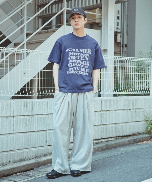 RAGEBLUE（レイジブルー）の「Nuance Graphics Print T-Shirts/ボカシグラフィックTシャツ（Tシャツ/カットソー・メンズ・ホワイト/ネイビー/ブラック・MEDIUM/LARGE）」の17枚目の写真
