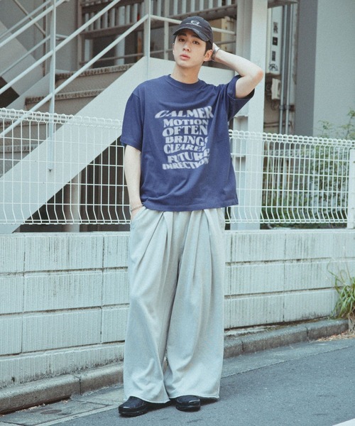RAGEBLUE（レイジブルー）の「Nuance Graphics Print T-Shirts/ボカシグラフィックTシャツ（Tシャツ/カットソー・メンズ・ホワイト/ネイビー/ブラック・MEDIUM/LARGE）」の18枚目の写真