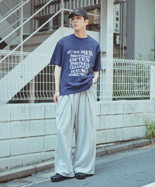 RAGEBLUE（レイジブルー）の「Nuance Graphics Print T-Shirts/ボカシグラフィックTシャツ（Tシャツ/カットソー・メンズ・ホワイト/ネイビー/ブラック・MEDIUM/LARGE）」の19枚目の写真