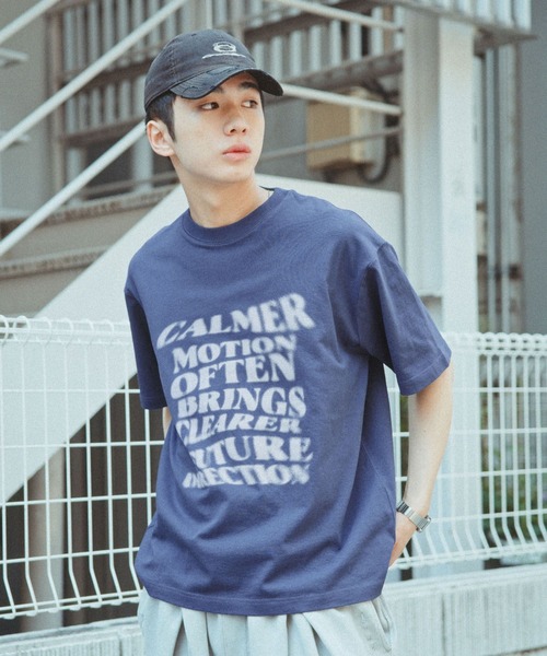RAGEBLUE（レイジブルー）の「Nuance Graphics Print T-Shirts/ボカシグラフィックTシャツ（Tシャツ/カットソー・メンズ・ホワイト/ネイビー/ブラック・MEDIUM/LARGE）」の21枚目の写真
