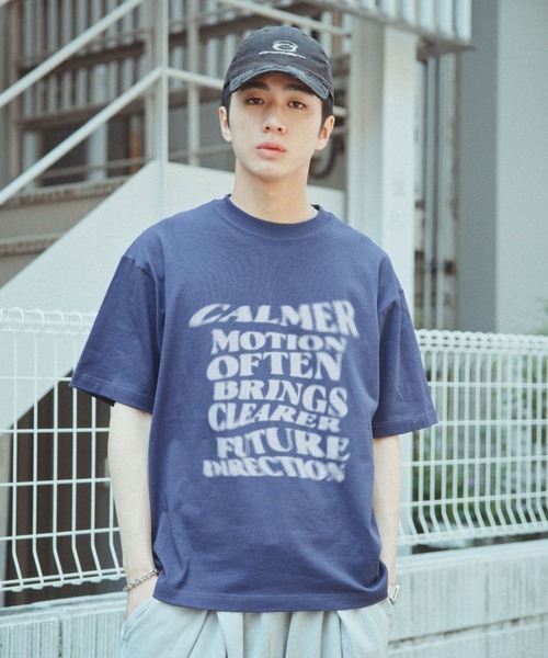 RAGEBLUE（レイジブルー）の「Nuance Graphics Print T-Shirts/ボカシグラフィックTシャツ（Tシャツ/カットソー・メンズ・ホワイト/ネイビー/ブラック・MEDIUM/LARGE）」の22枚目の写真
