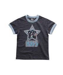 [KISS] ウーマンスターTシャツ(チャコール)