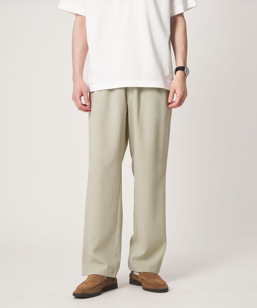 green label relaxing(グリーンレーベルリラクシング)の「テック コード PLAY-PANTS イージーパンツ W3 -ストレッチ・吸水速乾-(その他パンツ・メンズ・グレー系/ブラック/ナチュラル・S/M/XL/L)」の7枚目の写真
