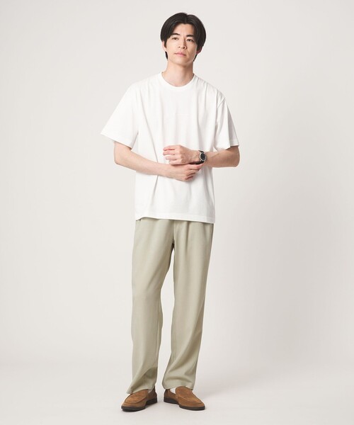 green label relaxing(グリーンレーベルリラクシング)の「テック コード PLAY-PANTS イージーパンツ W3 -ストレッチ・吸水速乾-(その他パンツ・メンズ・グレー系/ブラック/ナチュラル・S/M/XL/L)」の8枚目の写真