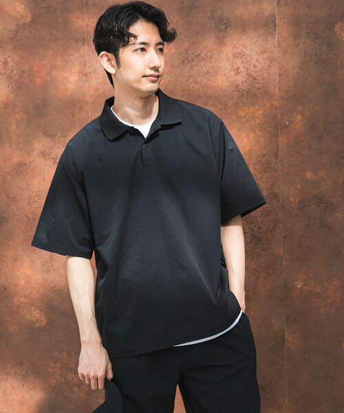 MARMOT（マーモット）の「『別注』Marmot×DOORS　DOT AIR POLO SHIRTS（ポロシャツ・メンズ・スミクロ/カーキ/ブルー・LARGE/X-LARGE/MEDIUM）」の4枚目の写真