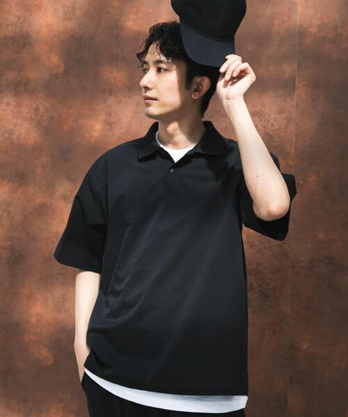 MARMOT（マーモット）の「『別注』Marmot×DOORS　DOT AIR POLO SHIRTS（ポロシャツ・メンズ・スミクロ/カーキ/ブルー・LARGE/X-LARGE/MEDIUM）」の5枚目の写真