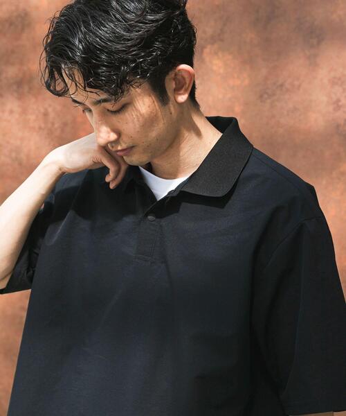 MARMOT（マーモット）の「『別注』Marmot×DOORS　DOT AIR POLO SHIRTS（ポロシャツ・メンズ・スミクロ/カーキ/ブルー・LARGE/X-LARGE/MEDIUM）」の7枚目の写真