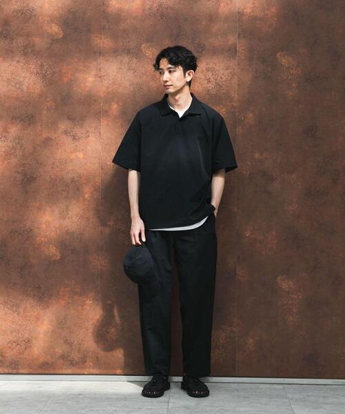 MARMOT（マーモット）の「『別注』Marmot×DOORS　DOT AIR POLO SHIRTS（ポロシャツ・メンズ・スミクロ/カーキ/ブルー・LARGE/X-LARGE/MEDIUM）」の8枚目の写真