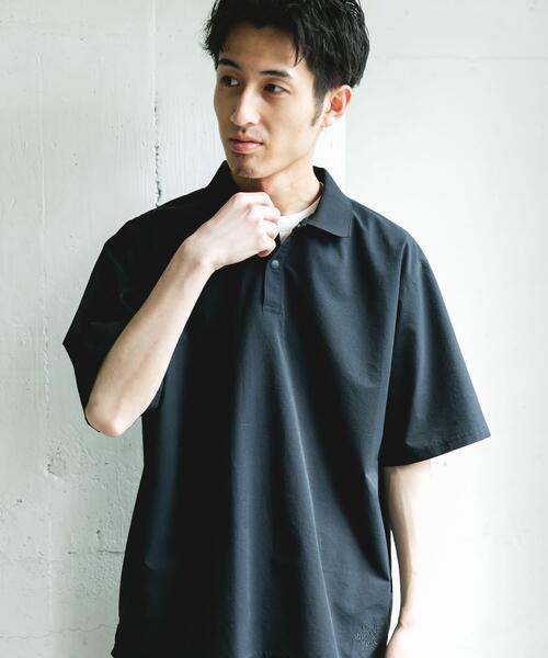 MARMOT（マーモット）の「『別注』Marmot×DOORS　DOT AIR POLO SHIRTS（ポロシャツ・メンズ・スミクロ/カーキ/ブルー・LARGE/X-LARGE/MEDIUM）」の12枚目の写真