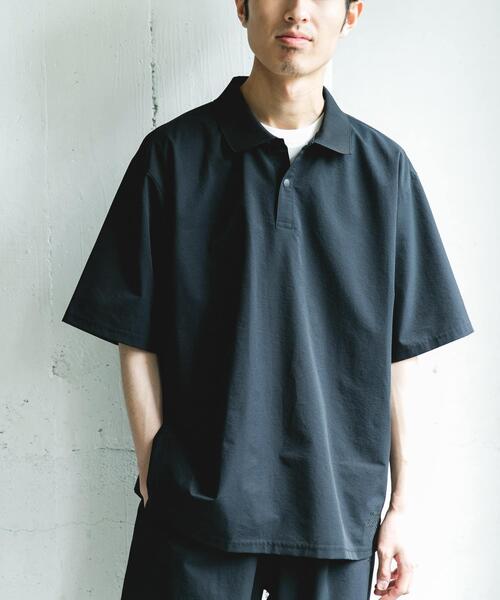 MARMOT（マーモット）の「『別注』Marmot×DOORS　DOT AIR POLO SHIRTS（ポロシャツ・メンズ・スミクロ/カーキ/ブルー・LARGE/X-LARGE/MEDIUM）」の13枚目の写真