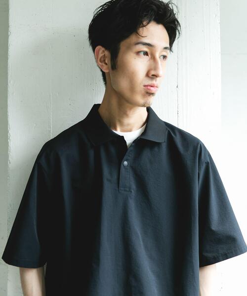 MARMOT（マーモット）の「『別注』Marmot×DOORS　DOT AIR POLO SHIRTS（ポロシャツ・メンズ・スミクロ/カーキ/ブルー・LARGE/X-LARGE/MEDIUM）」の15枚目の写真